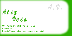 aliz veis business card
